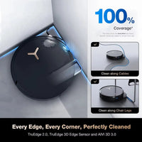 ECOVACS DEEBOT X8 PRO plus Robot Vacuum Wet and Dry Cleaner AI Version Self-Washing Mopping Hot Water Mop LDS Sweeping Carpet EU