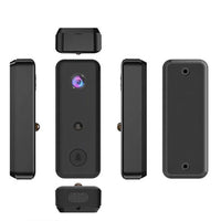 Wireless Doorbell Camera with Chime, Wireless Video Doorbell with PIR Human Detection, Cloud Storage, 2-Way Audio, Night Vision, 2.4G Wifi for Home Office