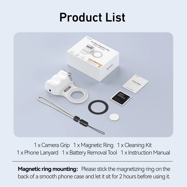 Magnetic Phone Camera Shoot Hand Grip Phone Holder Shooting Aid Remote Control Handle for Iphone HUAWEI SAMSUNG Phone