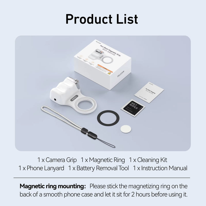 Magnetic Phone Camera Shoot Hand Grip Phone Holder Shooting Aid Remote Control Handle for Iphone HUAWEI SAMSUNG Phone