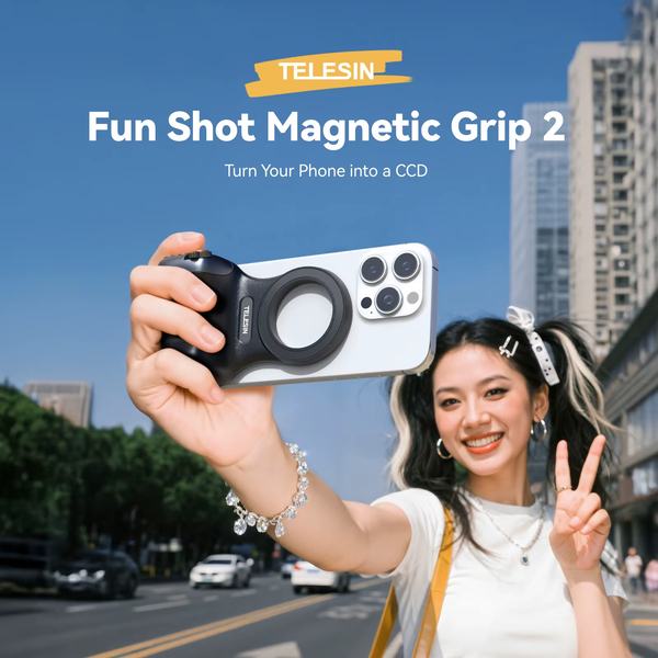 Magnetic Phone Camera Shoot Hand Grip Phone Holder Shooting Aid Remote Control Handle for Iphone HUAWEI SAMSUNG Phone
